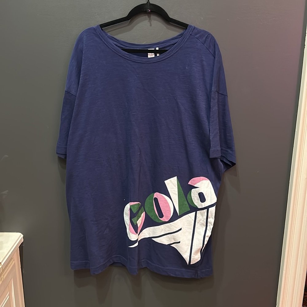 Anthropologie | GOLA X ANTHROPOLOGIE BOYFRIEND TEE | XL |‎ NWT - Picture 3 of 6